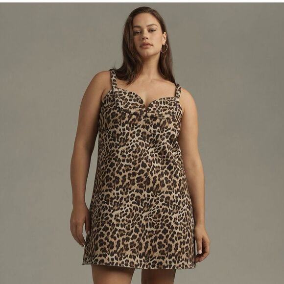 Anthropologie | Dhruv Kapoor Leopard Mini Dress | Size Small - Picture 9 of 10